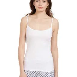 Soie White Cotton Slip-image-36