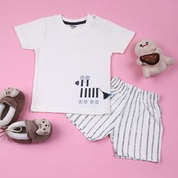 V-Mart Boys Pure Cotton Round Neck T-Shirt with Shorts-image-76
