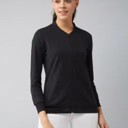 DOLCE CRUDO Black Relaxed Fit Jacket-48