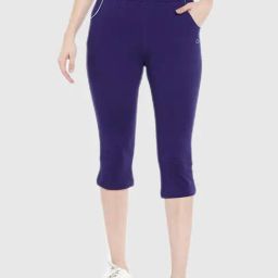 Sweet Dreams Blue Slim Fit Capris-picture-46