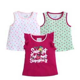 Bumzee Kids Pink & Green Cotton Printed Top-picture-24