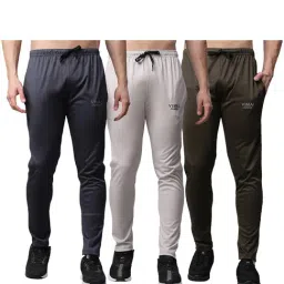 Vimal Jonney Multicolor Slim Fit Trackpants - Pack of 3-picture-10