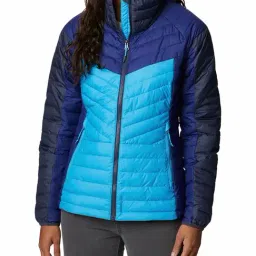 Columbia Blue Full Sleeve Powder Lite Puffer Jacket-picture-25