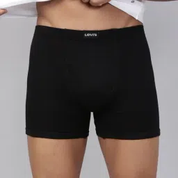 Levi's Black Cotton Regular Fit Trunks-image-32