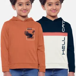HELLCAT Multicolor Printed Full Sleeves T-Shirt (Pack Of 2)-image-63