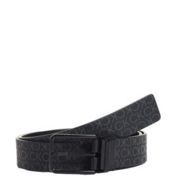 CALVIN KLEIN Black Smooth Warmth Mono Reversible Belt-image-99