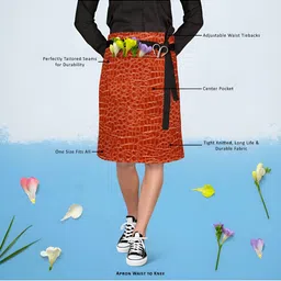 ArtzFolio PrintedApron With1 Patch Pockets image 4