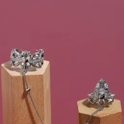 Sohi Silver-Plated Statement Ring-image-8
