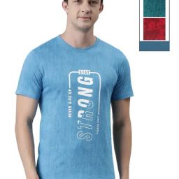Force NXT Multicolored Cotton Regular Fit Printed T-Shirt - Pack Of 3-picture-14