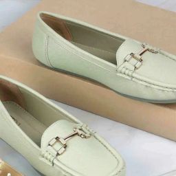 Metro Women's Green Casual Loafers-image-26