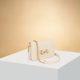 Forever Glam By Pantaloons Taupe  Medium Cross Body Bag-picture-32