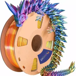 FiLAMONT 3 In 1 Color 3D Printer Filament Silk PLA Red, Yellow and Blue-94