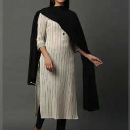 Aurelia Black Regular Fit Dupatta-picture-36