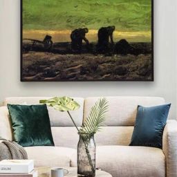The Art House Brown & Green Painting Framed Wall Art-image-1