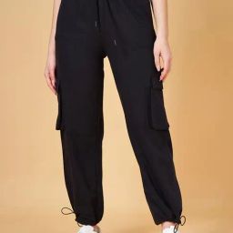YU by Pantaloons Black Cotton Joggers-image-38