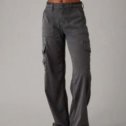 American Eagle Outfitters Grey Mid Rise Cargo Pants-picture-42