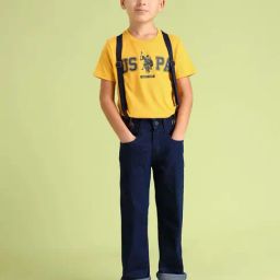 U.S. Polo Assn. Boys Yellow Cotton Printed T-shirts-picture-8