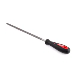RS PRO 200mm, Bastard, Round Engineers File with Soft-Grip Handle Model No 1923688 image 2