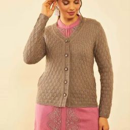 Soch Brown Crochet Pattern Cardigan-image-25