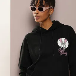 Kook N Keech Women Graphic Printed Hooded Sweatshirt-picture-37