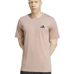 Adidas Pink Regular Fit Sports T-Shirt-picture-14