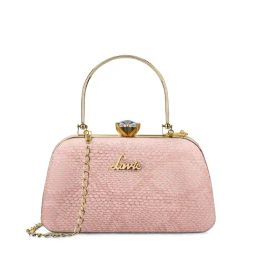 Lavie Pink Animal Effect Small Clutch-14