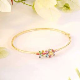 Mia by Tanishq 14k (585) Yellow Gold Bangle for Women-picture-13