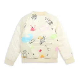 Puma Kids Black Print Coats & Jackets-image-89