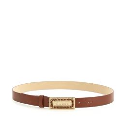 Guess Men Brown Polyurethane Solid Belt with Rectangular Buckle-image-11