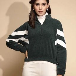Global Republic Dark Green Pullover-picture-14