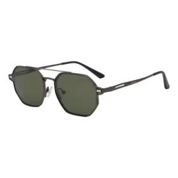 Ted Smith Green Polarized Square Unisex Clip On Frames Clip On Sunglasses-image-12