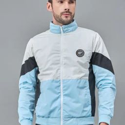 Club York White Regular Fit Colour Block Jackets-picture-12