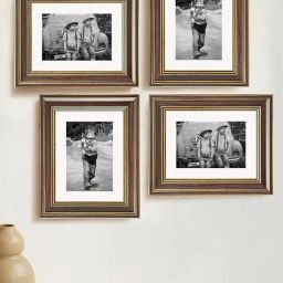 Art Street Synthetic Wood Brown Photo Frame (6 x 8 Inch) - Set of 4-11
