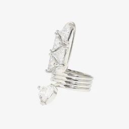 Sohi Silver-Plated Statement Ring image 5