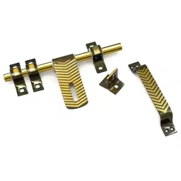 Legal 1set vintage laser aldrop & handle Stainless Steel Gloss Finish 16x250 mm Latching Draw Hasp-12