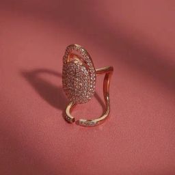 Sohi Gold-Plated Statement Finger Ring-image-59