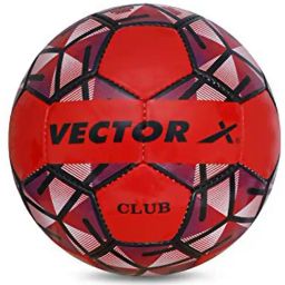 Vector X Club PVC Football (Red) Size - 3-image-85