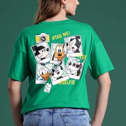 DressBerry Mickey & Friends Print Pure Cotton T-shirt-image-7