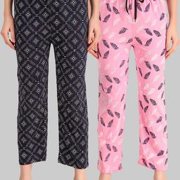 TRENDY WORLD Pack of 2 Printed Pyjamas-image-63