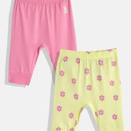 United Colors of Benetton Girls Set of 2 Pure Cotton Leggings-image-38