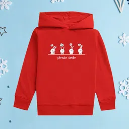 NUSYL Girls Graphic Printed Hooded Sweatshirt-picture-20