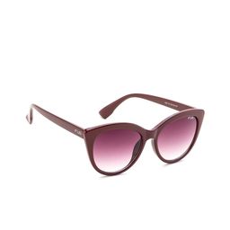 IRUS by IDEE Women Purple Cateye Sunglasses with UV Protected Lens IRS1207C3SG-11