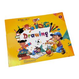 Fingo Brain Kindergarten Drawing [A]Book with crayons Activity + Colouring - English-20