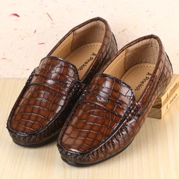 Pine Kids  Slip On Loafer Shoes -  Brown-picture-40