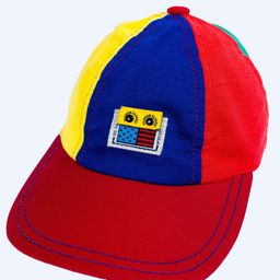 FS Kids Building Applique Detail Summer Cap - Multi Colour-22