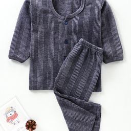 Tiny Bugs Full Sleeves Thermal Set - Grey-image-21