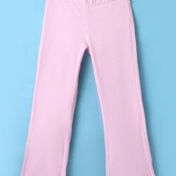 UCB Knit Full Length Solid Colour Legging - Light Pink-image-43