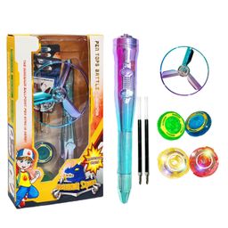 FunBlast Secret Gyro Pen Set with 5 Beyblades and 2 Refills for Kids-image-4