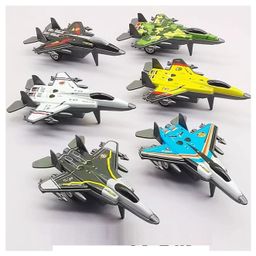 SUPER TOY 6 Diecast Fighter Jets Pull Back Airplane Military Plane Toys for Kids Army Air Force Vehicle Playset for Boys Birthday Gift-image-16