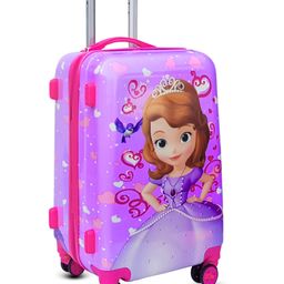 Junior Joe 24 Inch Kids Trolley Bag, Polycarbonate Hard Shell, Cabin Size travel Luggage with Spinner Wheels-image-57